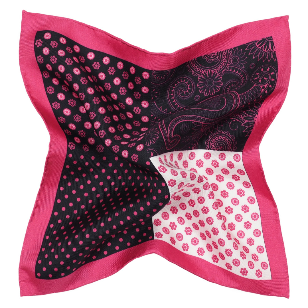 PJ-385 Poszetka, dodatek do garnituru, prezent dla mężczyzny 30x30 cm